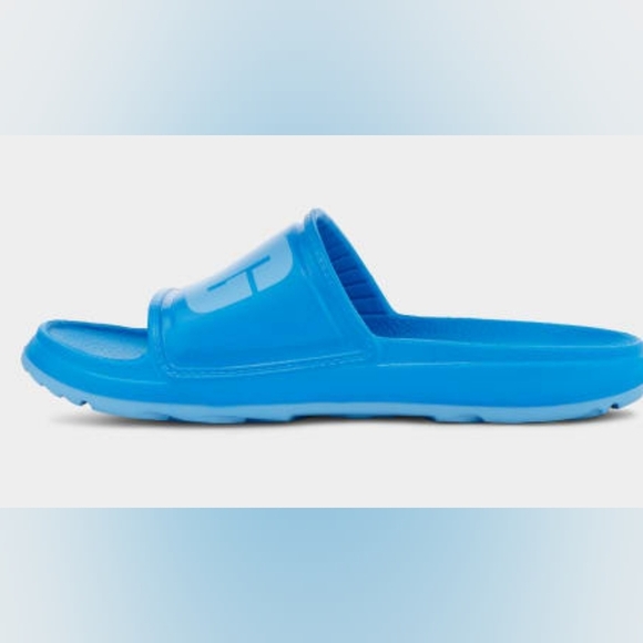 Uggs Men's Wilcox Blue Slip-on Slide Sandals Size 12 - Picture 4 of 6